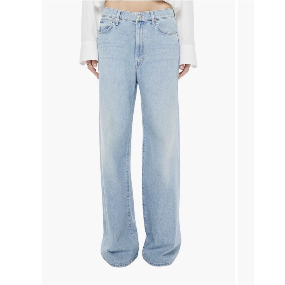 Mother Superior Ditcher Roller Zip Skimp Jeans Few & Far Between 30 Wide Leg NWT
